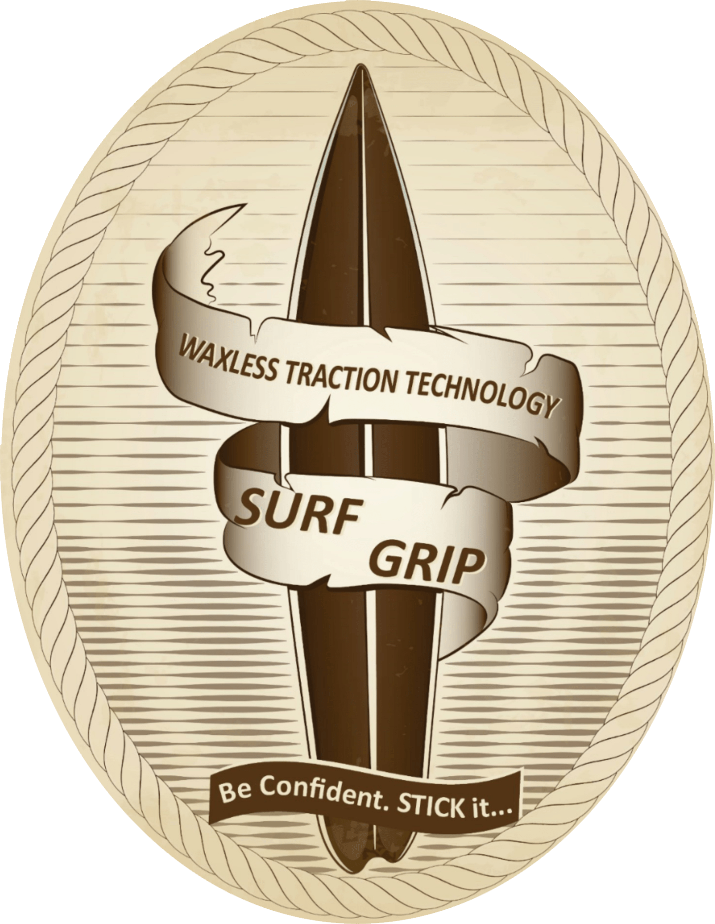 Surfboard Deck Grip
 Peel & Stick ​